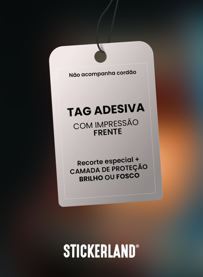 Tag Adesiva personalizada