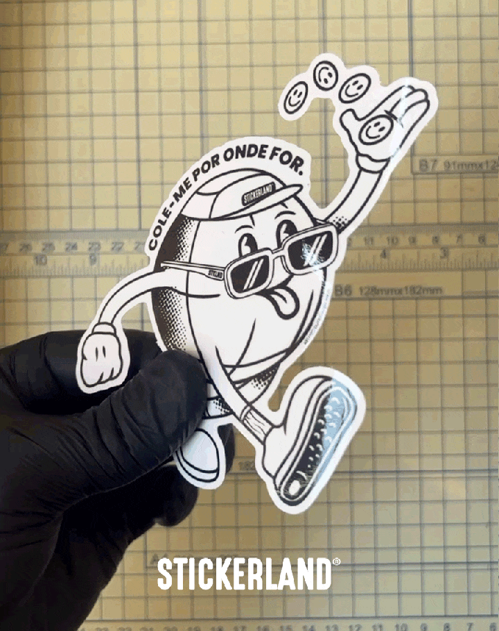 Sticker personalizado Laminado Brilho