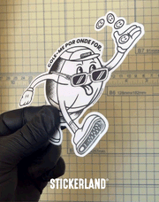 Sticker personalizado Laminado Fosco